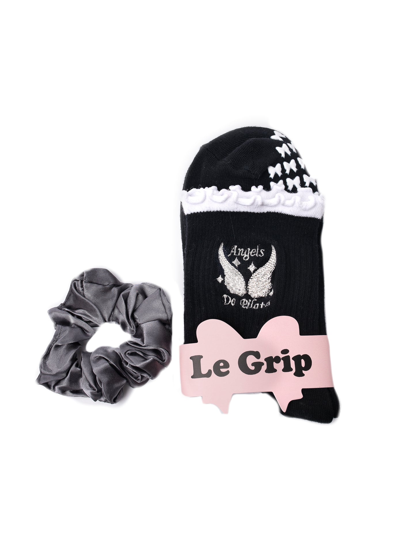 Angels Do Pilates – Crew Grip Socks | Le Grip